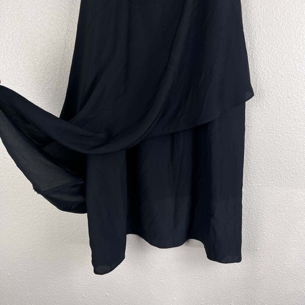Urban Outfitters Silence + Noise Black Asymmetrical Tank Dress Size L - Picture 4 of 6